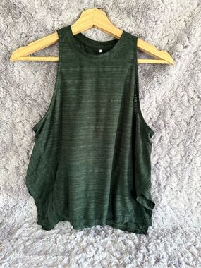 Prana | Dark Forest Green Swing Tank |